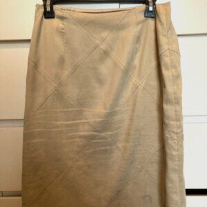 Talbots, woman's faux suede skirt, size 4.